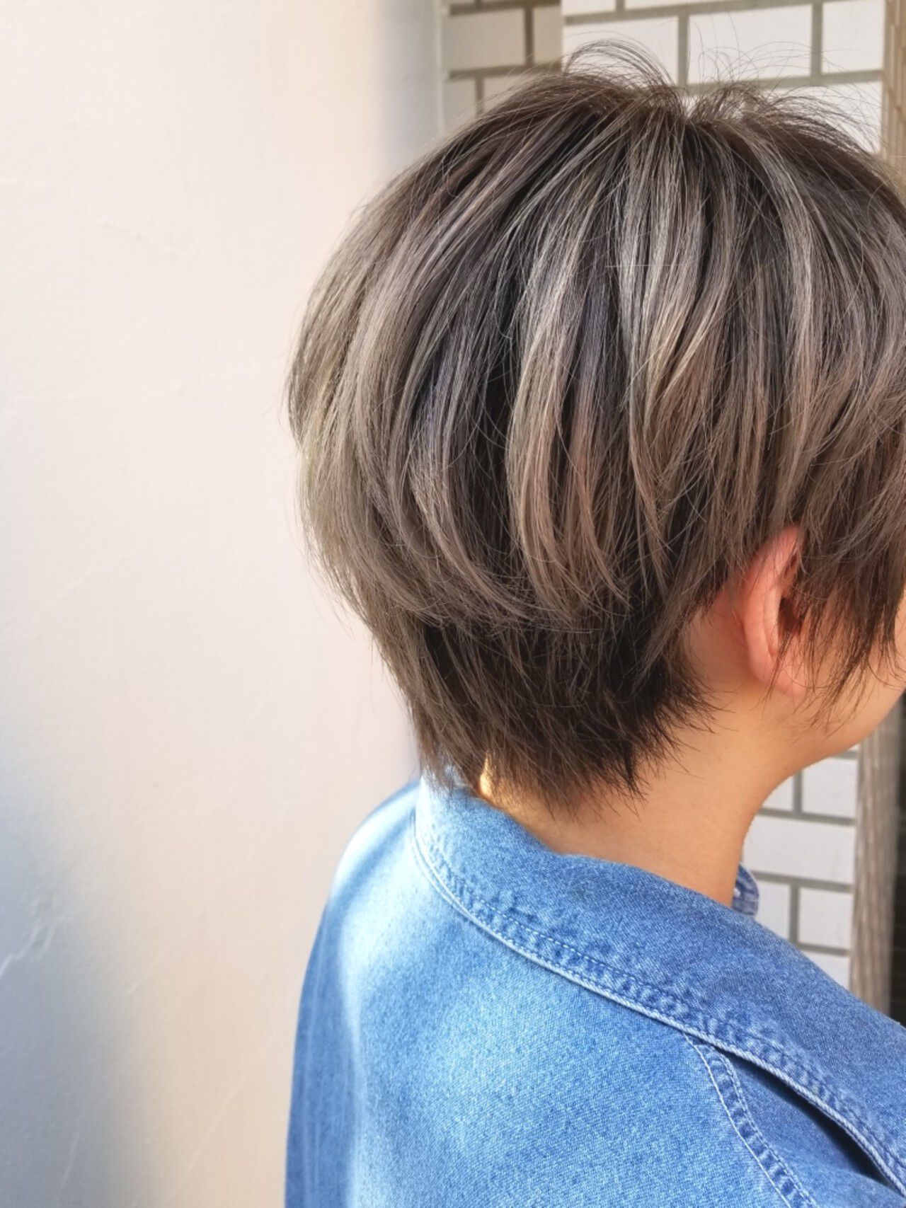 髪型 ショート ハイライト