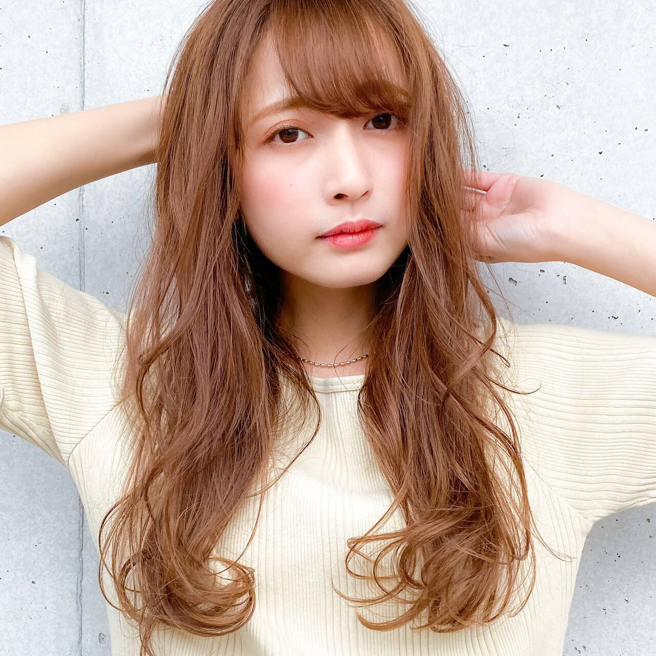 髪型 ロング レイヤーカット