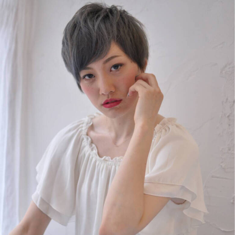 ベリーショート こなれ感 ショート フェミニン Kaho Yanagihara Hair