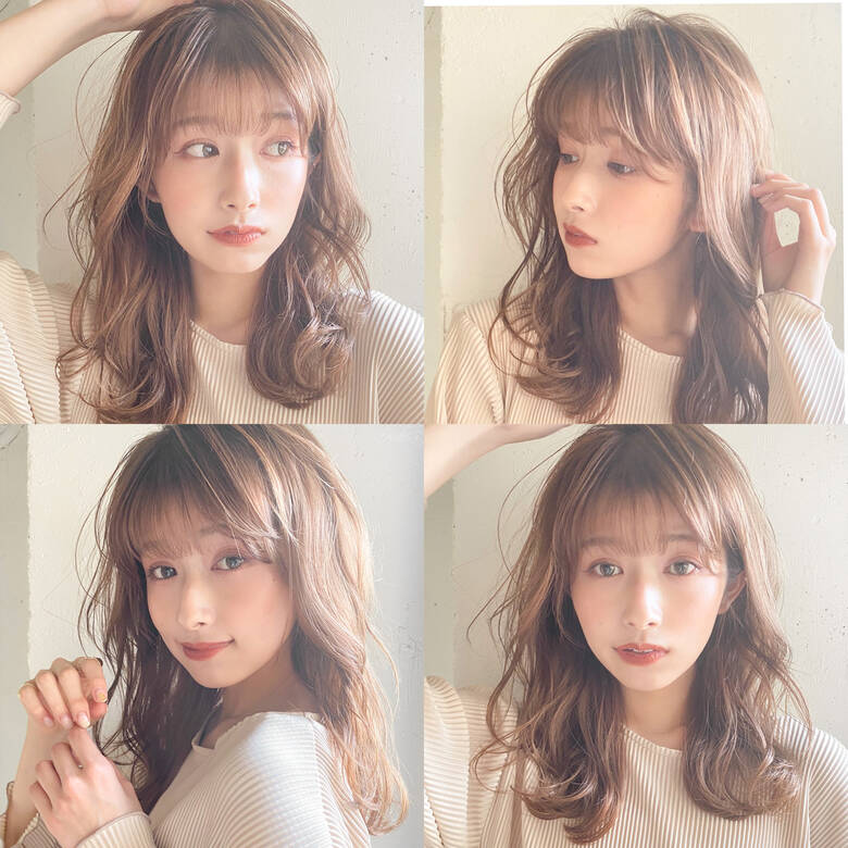 ナチュラル可愛い ガーリー セミロング 大人かわいい Gotoday表参道 樫本 嶺菜 6100 Hair