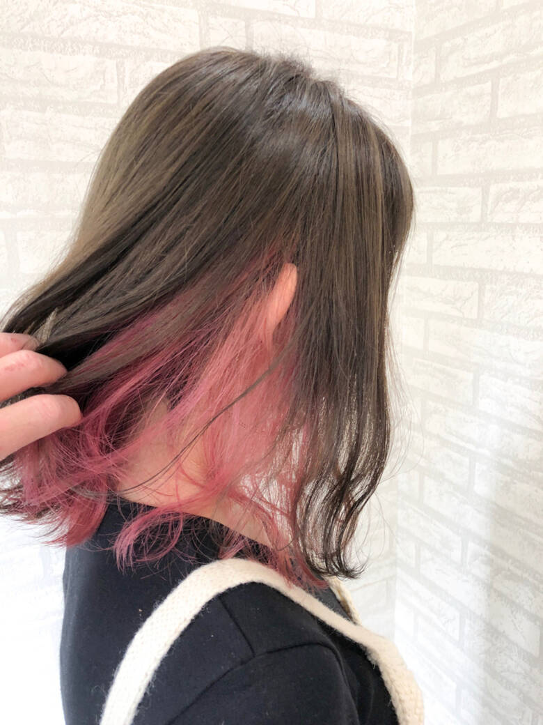 インナーカラー 外国人風 ウェーブ 涼しげ Zina Tokyo 丸山 大樹 Hair