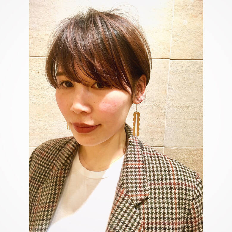 ショートボブ 前髪あり ショート ナチュラル Beautrium265 市田莉子 4462 Hair
