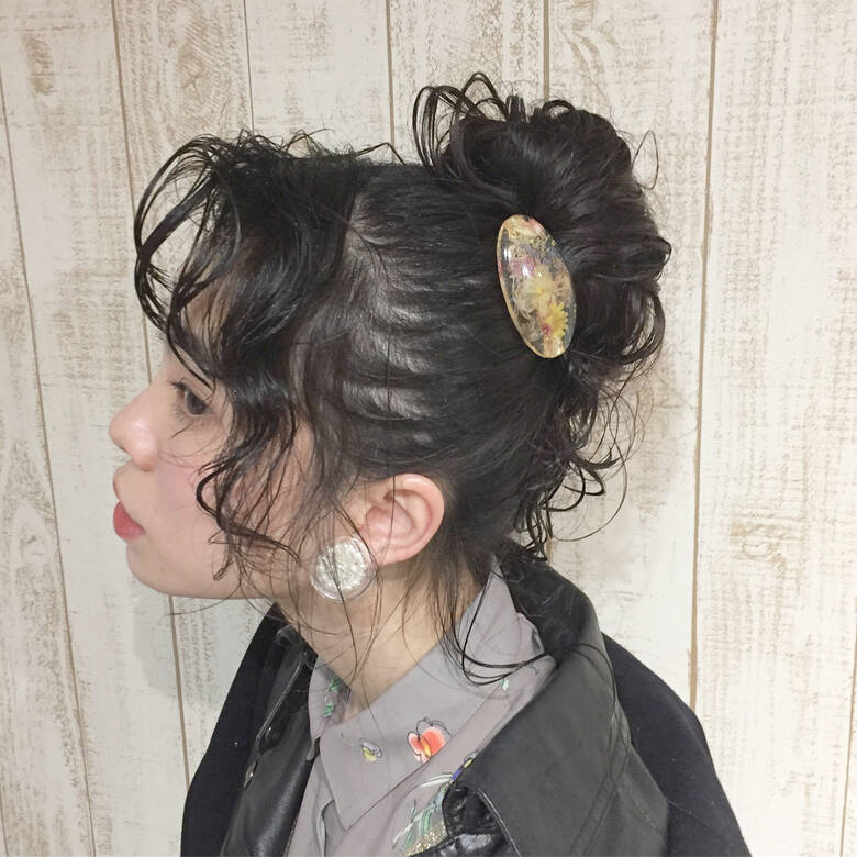 小顔 ヘアアレンジ 黒髪 大人女子 Lino 表参道 原宿 細田 直亨 Lino Hair