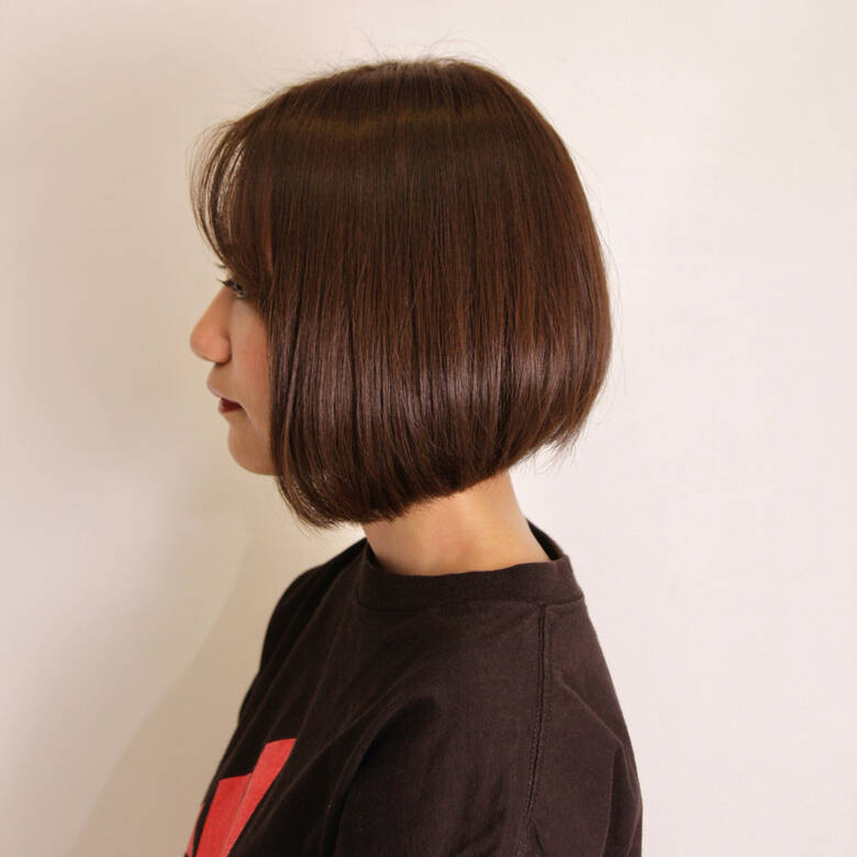 ブラウン ミニボブ ショートボブ ボブ Laulea Fujihara Daigo 5214 Hair