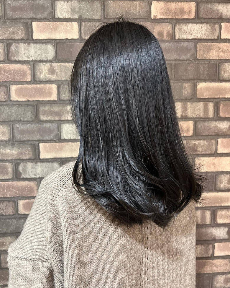 ナチュラル ミディアム 丸顔 代 Terrace Luxbe 奥野 和広 6648 Hair