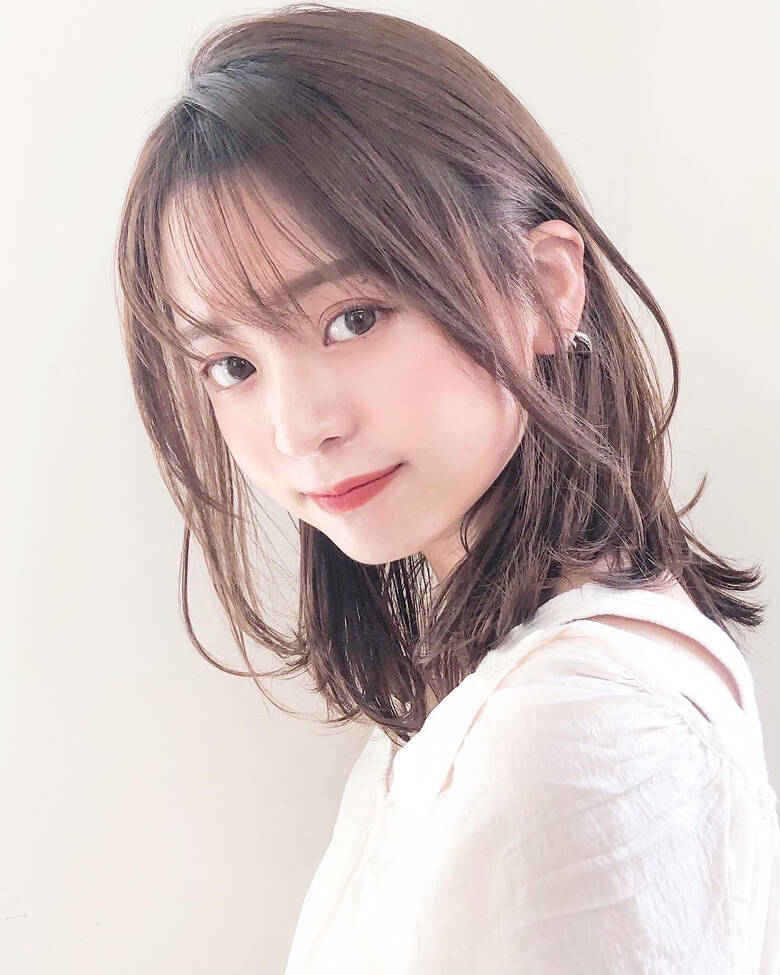 ミディアム デジタルパーマ 大人可愛い ナチュラル Dyplus 鎗田聖乃 やりたさとの Dyplus 表参道 Hair ミディアム デジタルパーマ 大人可愛い ナチュラル Dyplus 鎗田聖乃 やりたさとの Dyplus 表参道 Hair