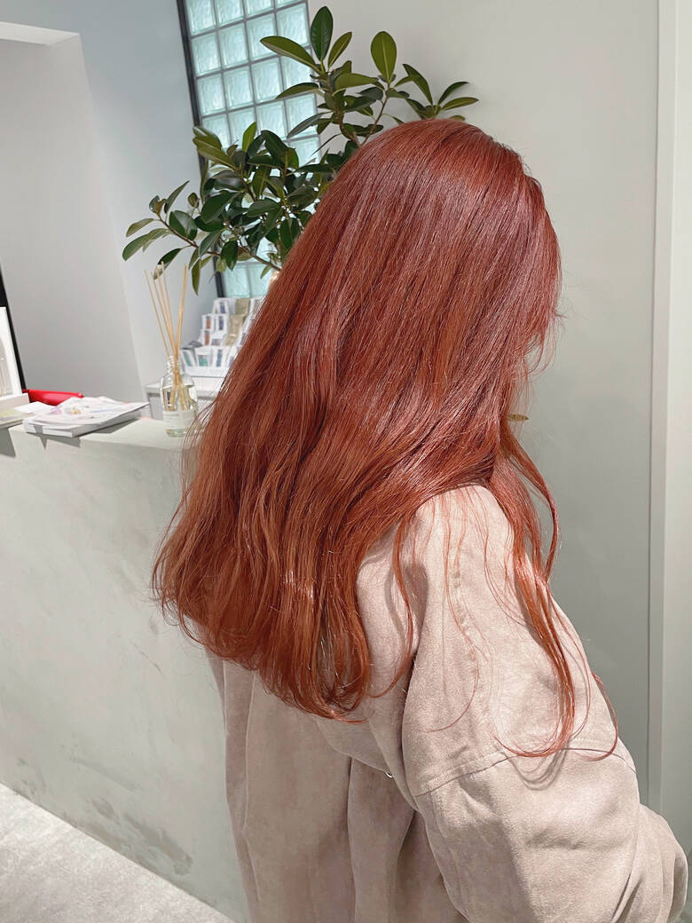 ピンクベージュ ピンク フェミニン ダブルカラー Lindo Tokyo Lindo Tokyo Yuki Hair