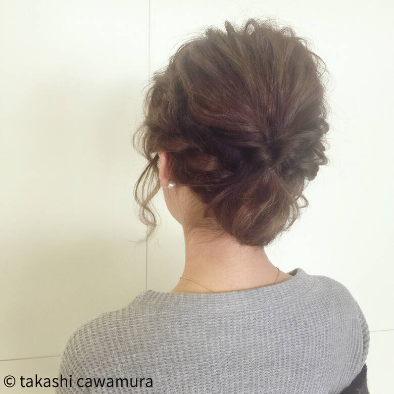 ツイスト ヘアアレンジ 大人女子 大人かわいい Hair Make Up Taxi Takashi Cawamura Hair