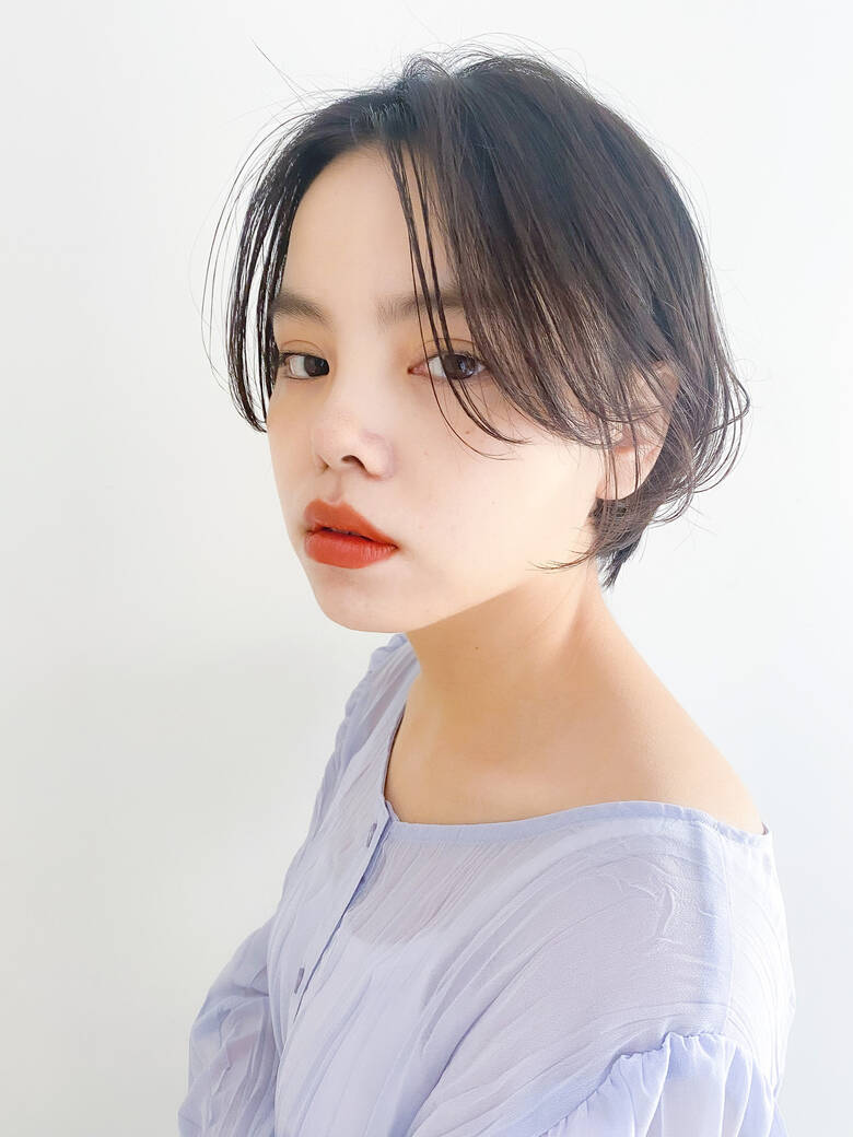 ナチュラル ショートヘア 黒髪ショート ショートボブ Navile Omotesando Yuka Navile Omotesando 5867 Hair