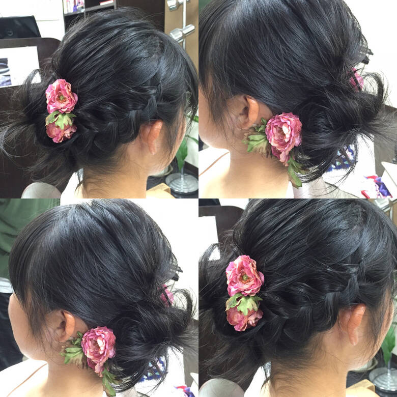 夏 簡単ヘアアレンジ ミディアム かわいい Hair Space Act Locally アクトローカリー 佐藤 允美 6081 Hair