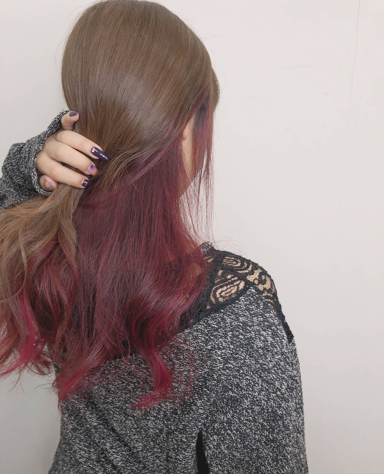 ロング インナーカラー 外国人風カラー ダブルカラー Accorddoux Ryosuke Takaya 5085 Hair ロング インナーカラー 外国人風カラー ダブルカラー Accorddoux Ryosuke Takaya 5085 Hair