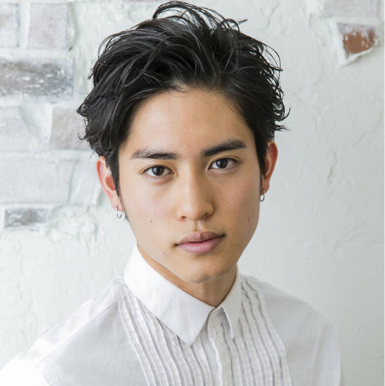 ショート メンズ パーマ 暗髪 Blast 西川 賢一 Blast Hair