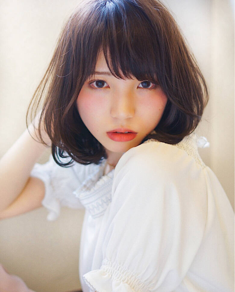 ボブ パーマ アッシュ ミディアム Pru V プルーヴ 紫牟田 慎 Hair