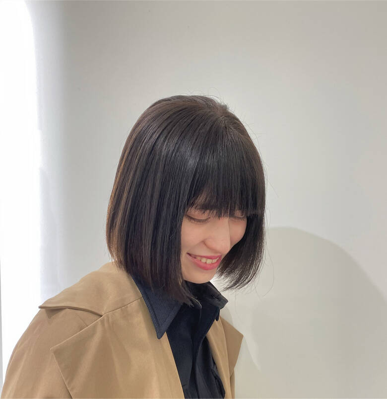 モード 切りっぱなしボブ ショートヘア ミニボブ Mod S Hair二子玉川店 モッズヘア 宮下遥 ナチュラル シンプル モード 5080 Hair