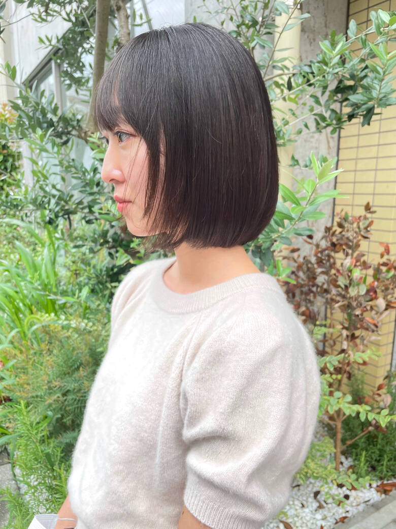 ボブ まとまるボブ ショートボブ ミニボブ Louwe 新百合ヶ丘 佐藤康幸 Hair