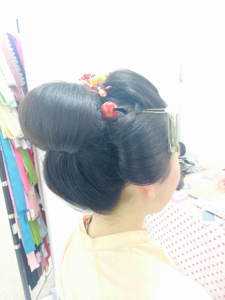 成人式 ヘアアレンジ 着物 ロング フリー ヘアメイク Crusty Hair