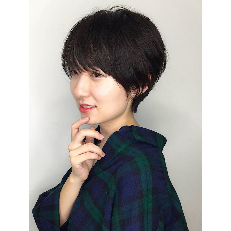 パーマ ショート ナチュラル 大人女子 Toni Guy 福岡天神サロン 牧野美波 Hair