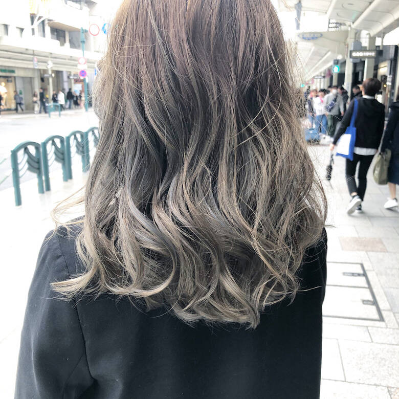 アッシュグラデーション ナチュラル グラデーションカラー グラデーション Snob 元橋啓太 Hair