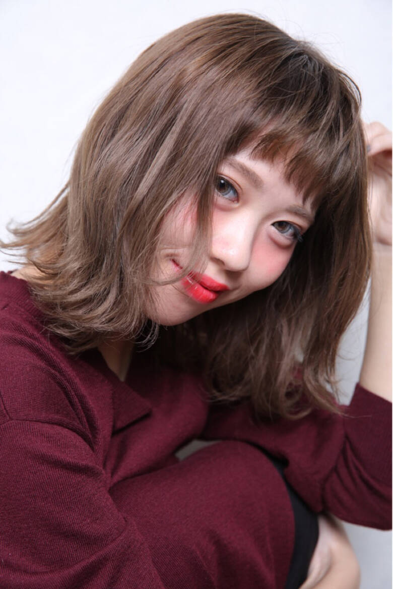 外ハネ アッシュ ストリート 大人女子 Belo Osaka ベロ 大阪 田中千枝子 大阪のショート ボブ 2548 Hair