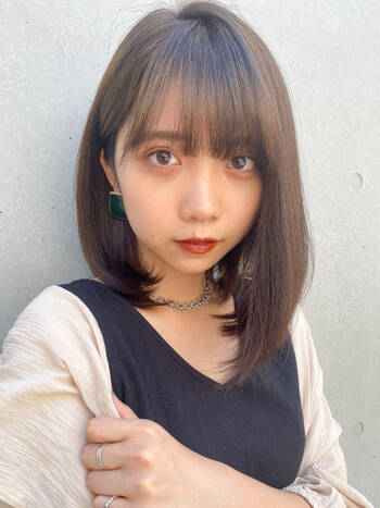 今っぽ前髪ならランダムフルバング 簡単スタイリングで即垢抜け Hair