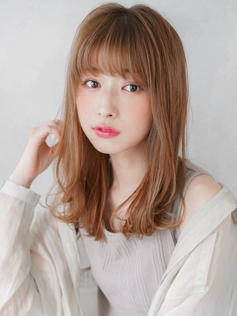 大人可愛い 透明感カラー 毛先パーマ フェミニン Agnos青山 田中 誠二 Agnos青山 5457 Hair 大人可愛い 透明感カラー 毛先パーマ フェミニン Agnos青山 田中 誠二 Agnos青山 5457 Hair