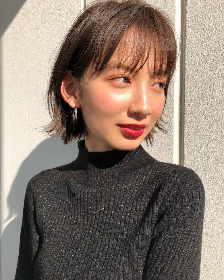 シースルーバング ボブ 前髪 ミニボブ Garden Harajuku 鈴木ゆうすけ Hair