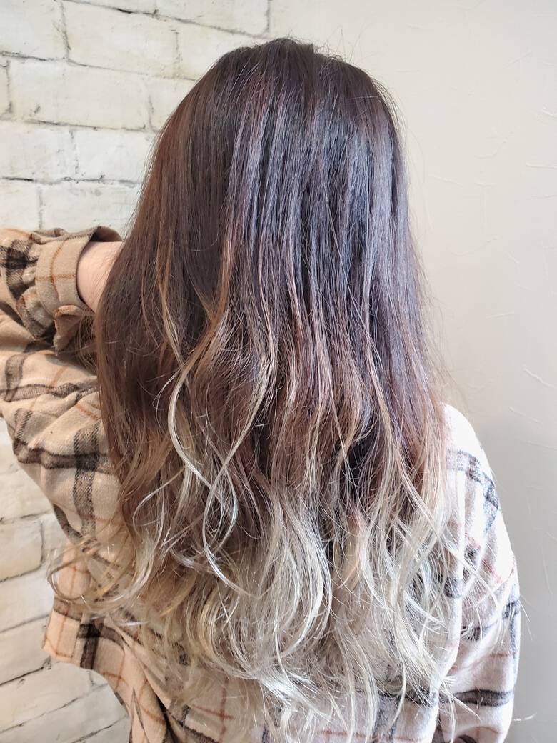 グラデーションカラー エレガント ロング ナチュラルグラデーション Hair Design Paul 松本 尚弥 5762 Hair