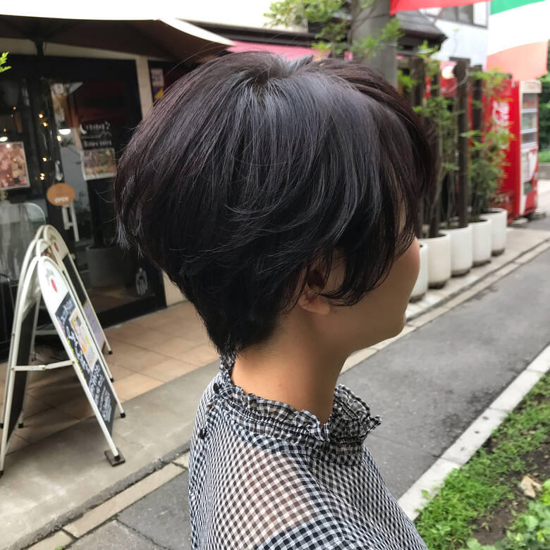 ショートボブ ベリーショート くびれボブ ショートバング Sola 金子ひろゆき Hair