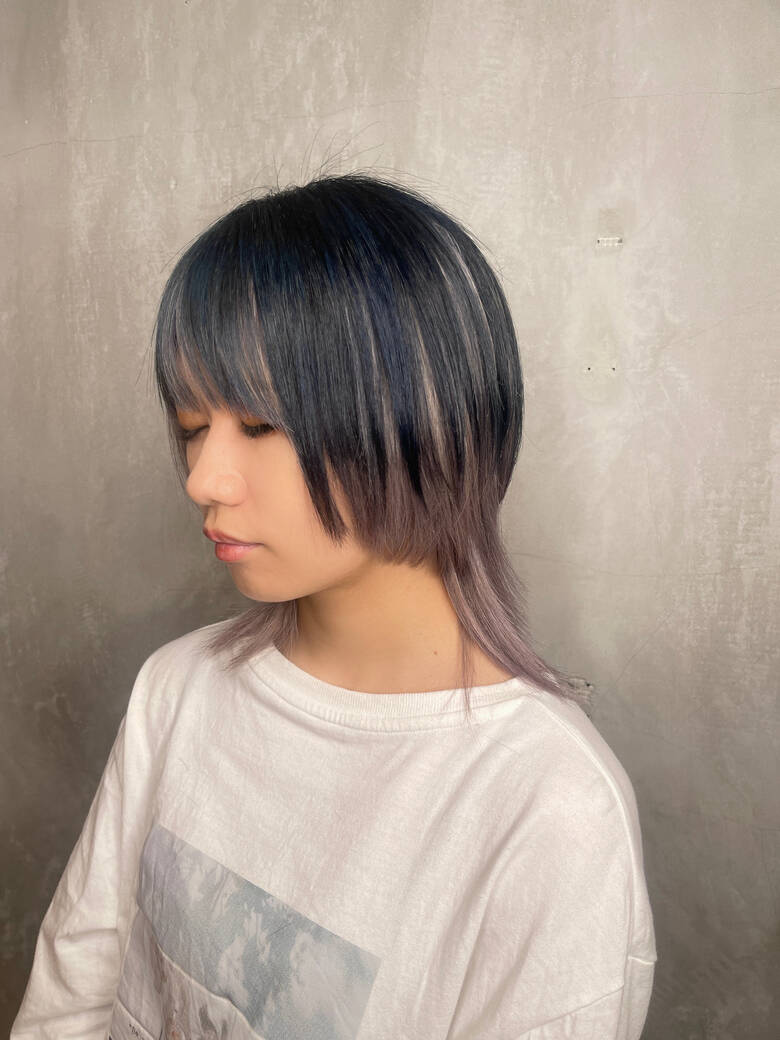 個性的 ハイトーンカラー ウルフカット モード Ticro チクロ Genki 派手髪 ハイトーン バレイヤージュ 6332 Hair 個性的 ハイトーンカラー ウルフカット モード Ticro チクロ Genki 派手髪 ハイトーン バレイヤージュ 6332 Hair