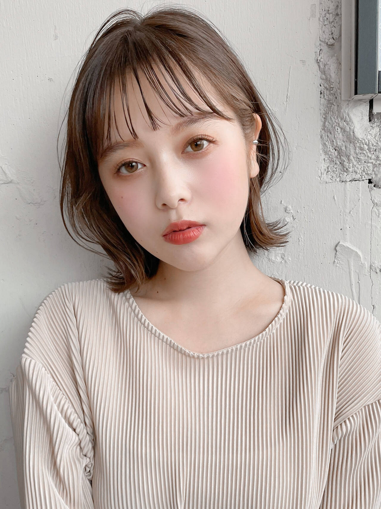 インナーカラー ミニボブ ナチュラル ミディアム Dydi表参道 本田結 ほんだゆい Dydi表参道 Hair インナーカラー ミニボブ ナチュラル ミディアム Dydi表参道 本田結 ほんだゆい Dydi表参道 Hair