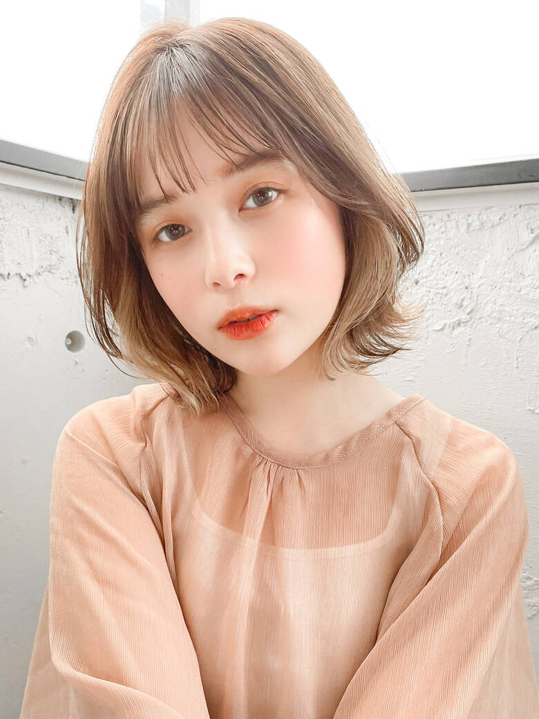 ミディアム くびれボブ インナーカラー 切りっぱなしボブ Dydi表参道 本田結 ほんだゆい Dydi表参道 Hair ミディアム くびれボブ インナーカラー 切りっぱなしボブ Dydi表参道 本田結 ほんだゆい Dydi表参道 Hair