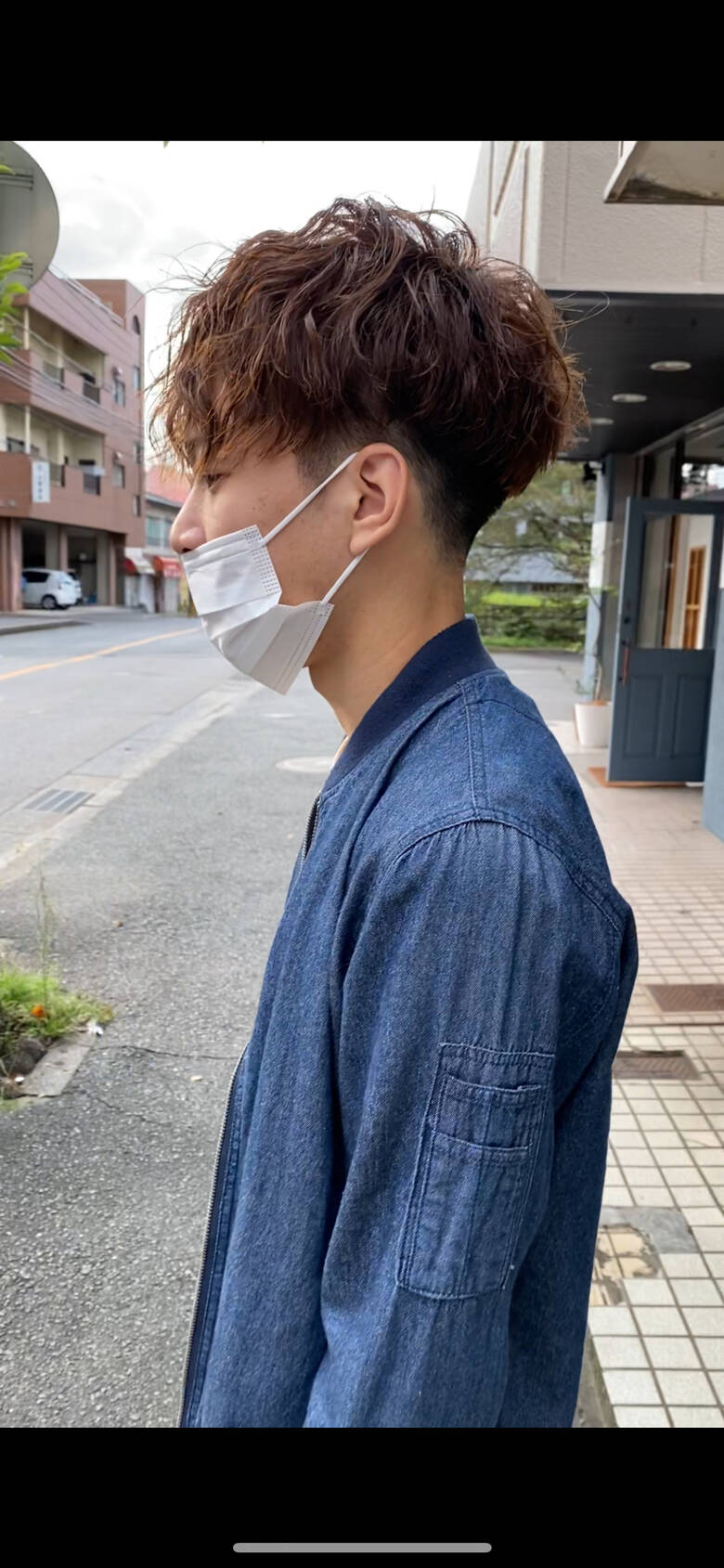 スパイラルパーマ ショート メンズカット ツーブロック Ichi From Plus Un 佐藤 翔一 Hair