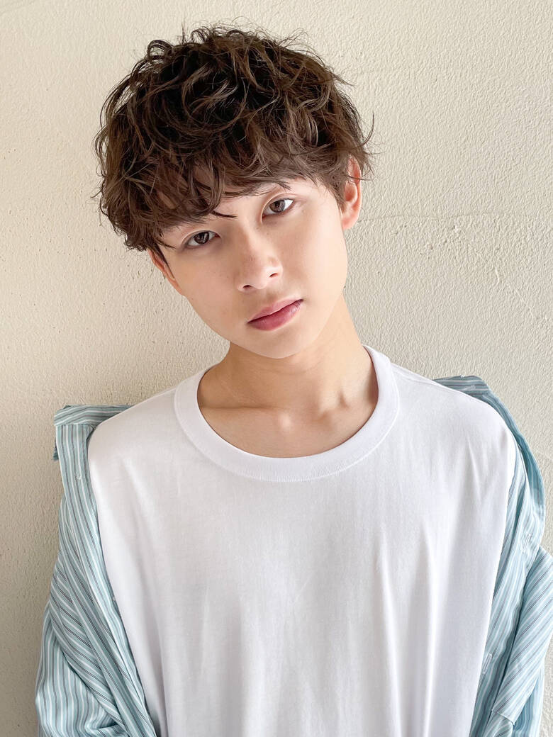 メンズヘア ショート メンズカラー メンズスタイル Masena Hiroki Hair