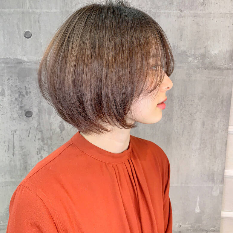 ショート イルミナカラー ショートボブ ショートヘア Gien Rouge 川原拓也 Hair