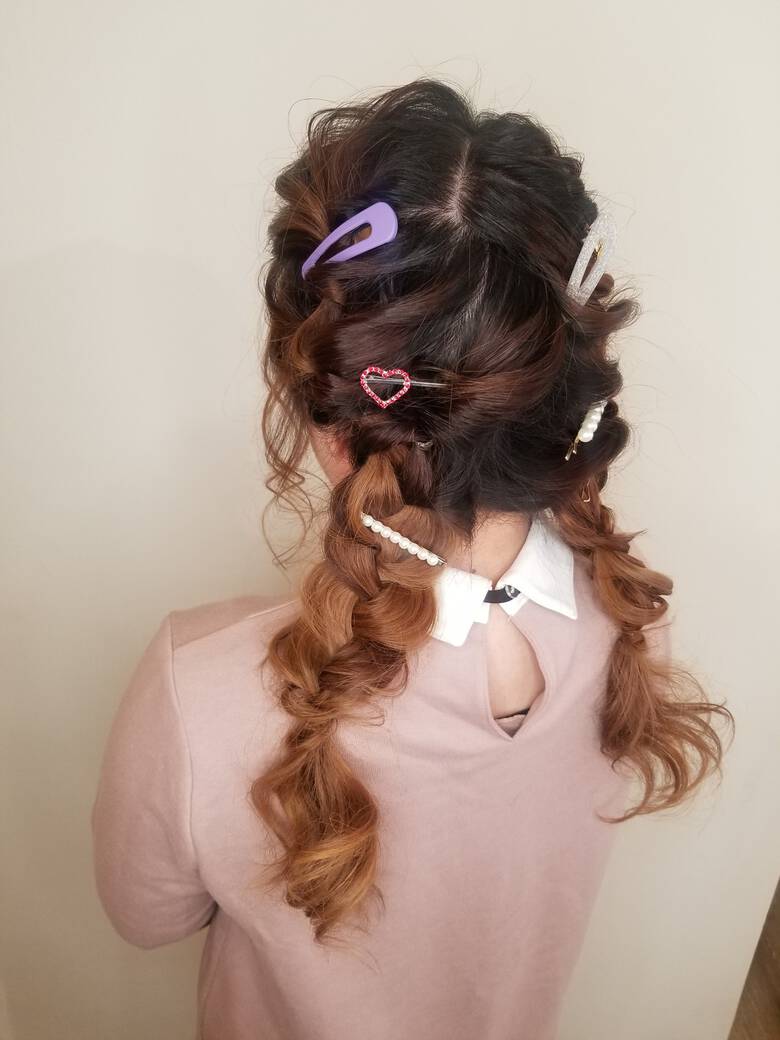 ガーリー ツインテール ロング 波ウェーブ Avant Naoko Miura Hair ガーリー ツインテール ロング 波ウェーブ Avant Naoko Miura Hair