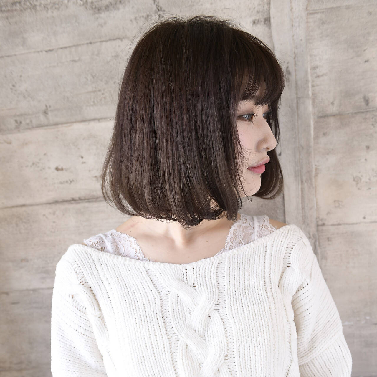 髪型 ボブ 内巻き