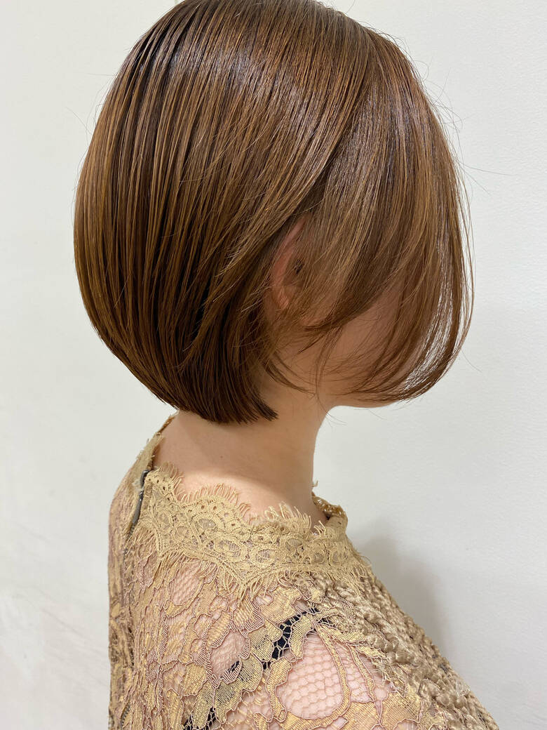 大人ショート ショートヘア まとまるボブ 透け感ヘア Moriofromlondon Omiya かんべあやか Hair