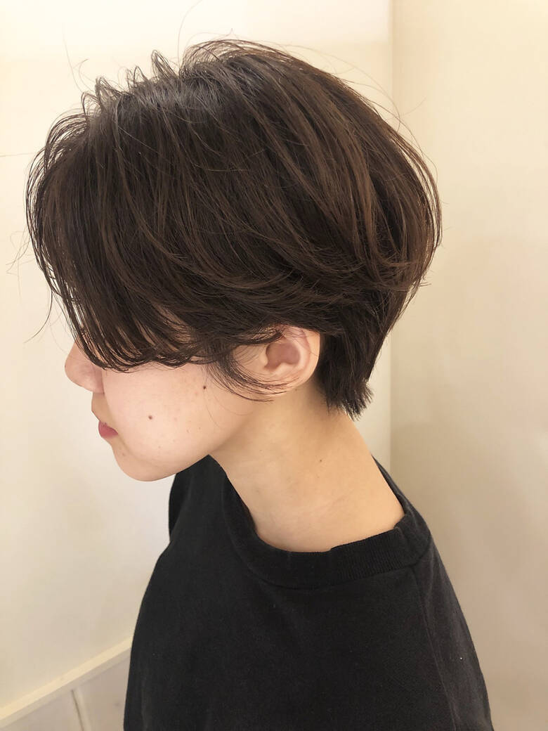 アッシュブラウン ハンサムショート ショートヘア ショート Neolive Capu 田中ちひろ Hair