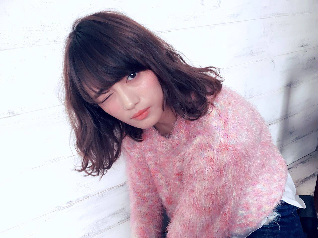 ロブ ゆるふわ ラフ ミディアム×Joemi by Un ami(ジョエミ バイ アンアミ)×joemi 大久保 瞳×96798【HAIR】