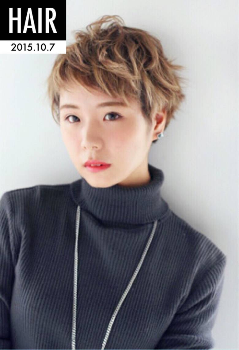 刈り上げ 外国人風 ボーイッシュ ショート 坂田 あやな Hair