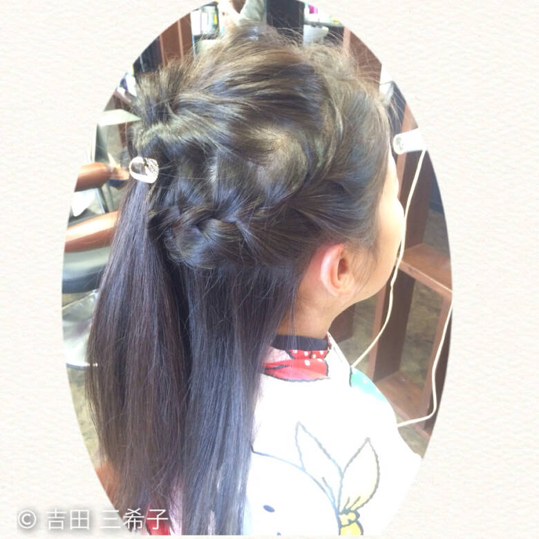 ヘアアレンジ 簡単ヘアアレンジ ハーフアップ 子供 Hair S Lien By Matilda 吉田 三希子 Hair