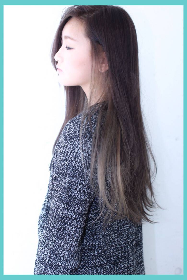 ロング グラデーションカラー ストレート グレーアッシュ Blue Faces 濱本 兼伍 Hair ロング グラデーションカラー ストレート グレーアッシュ Blue Faces 濱本 兼伍 Hair