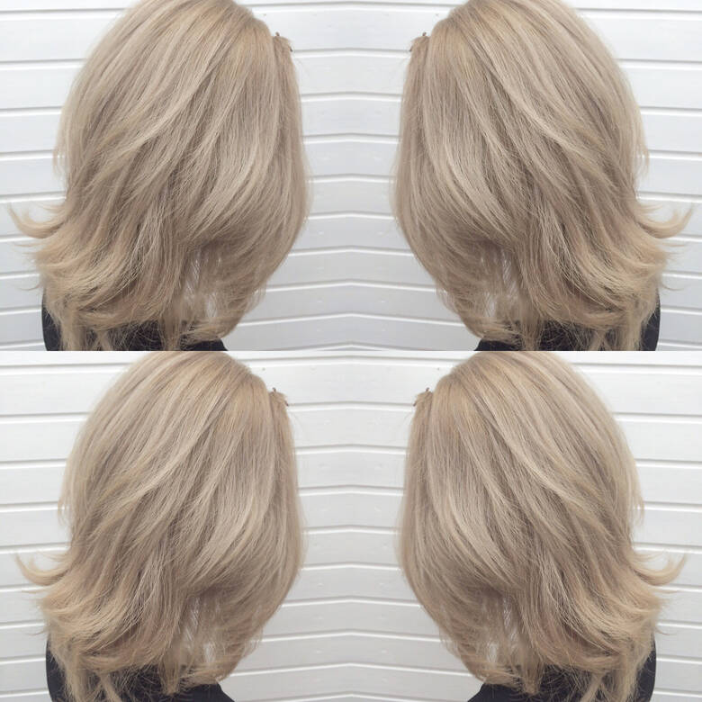 ミディアム ホワイトアッシュ ホワイト ベージュ Hairspaceuniverse Universe Hair