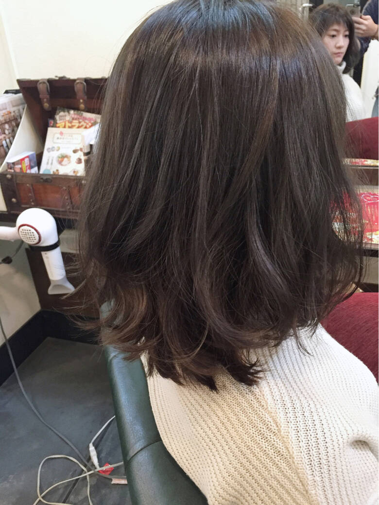 グレーアッシュ グレージュ ナチュラル ミディアム Vicushair 田渕 英和 Vicushair Hair