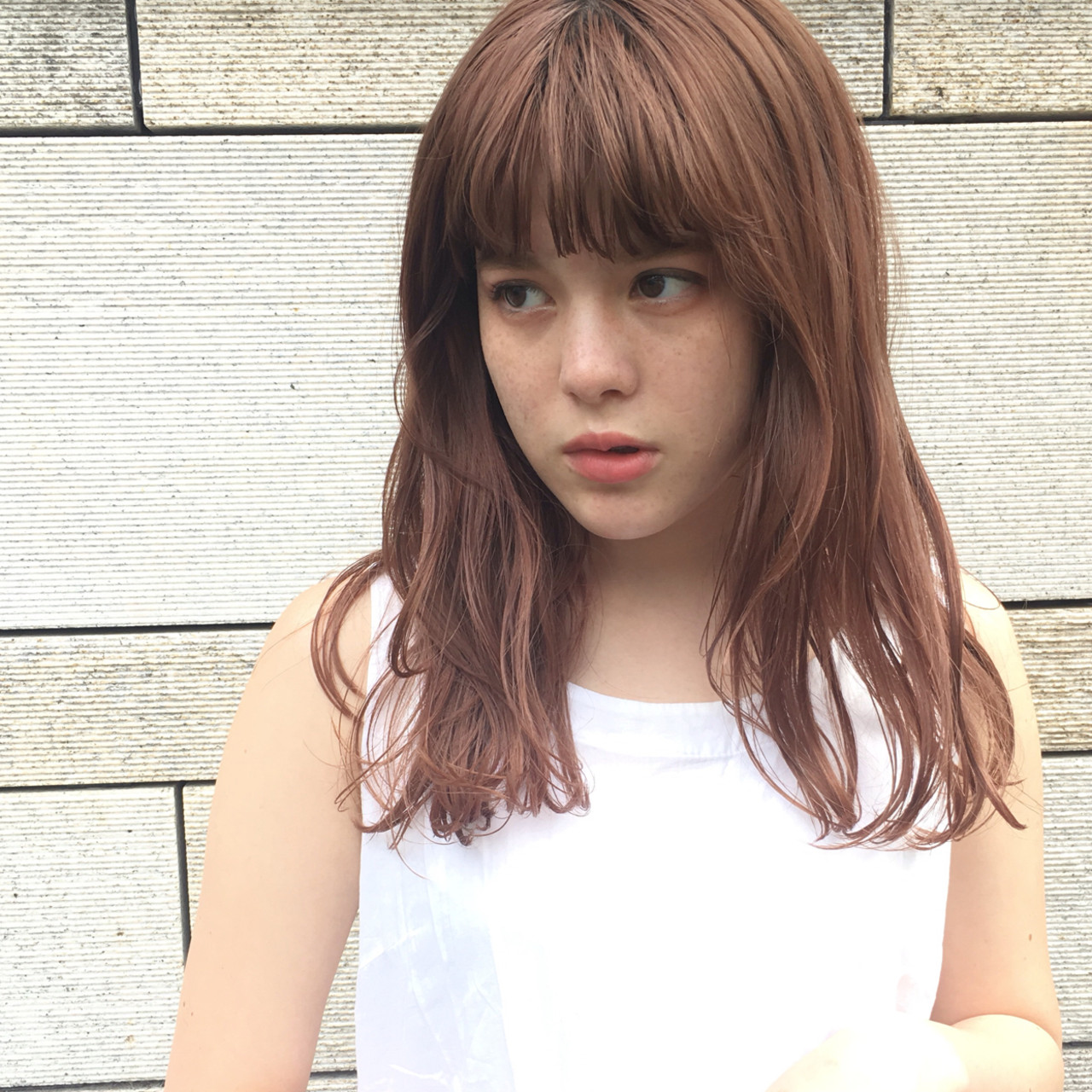 髪型 セミロング デート