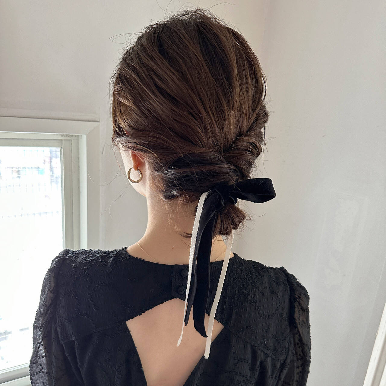 結婚式 ヘアセット 簡単ヘアアレンジ お呼ばれヘア×pentas×宮﨑あかね×700483【HAIR】