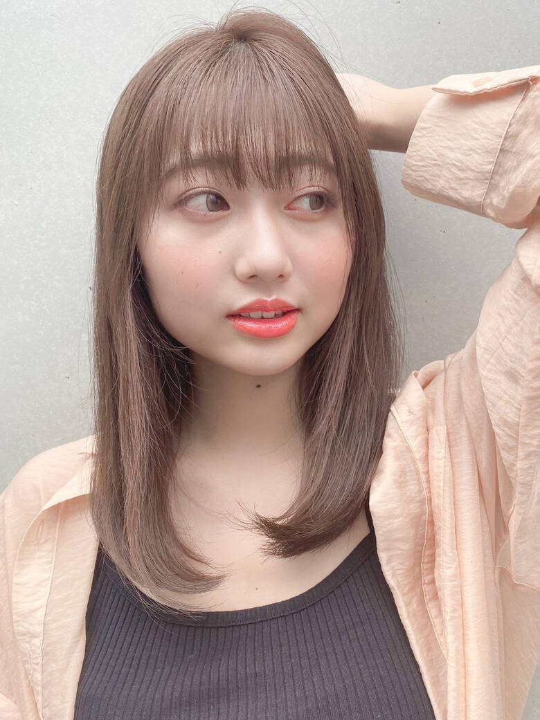 縮毛矯正ストカール 縮毛矯正 セミロング ストレート Dydi Dydi表参道 西谷美鈴 Hair