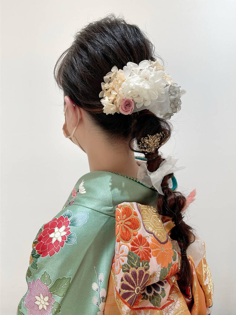 成人式ヘアメイク着付け 成人式 成人式ヘア ロング Kicca 京田 学 Hair