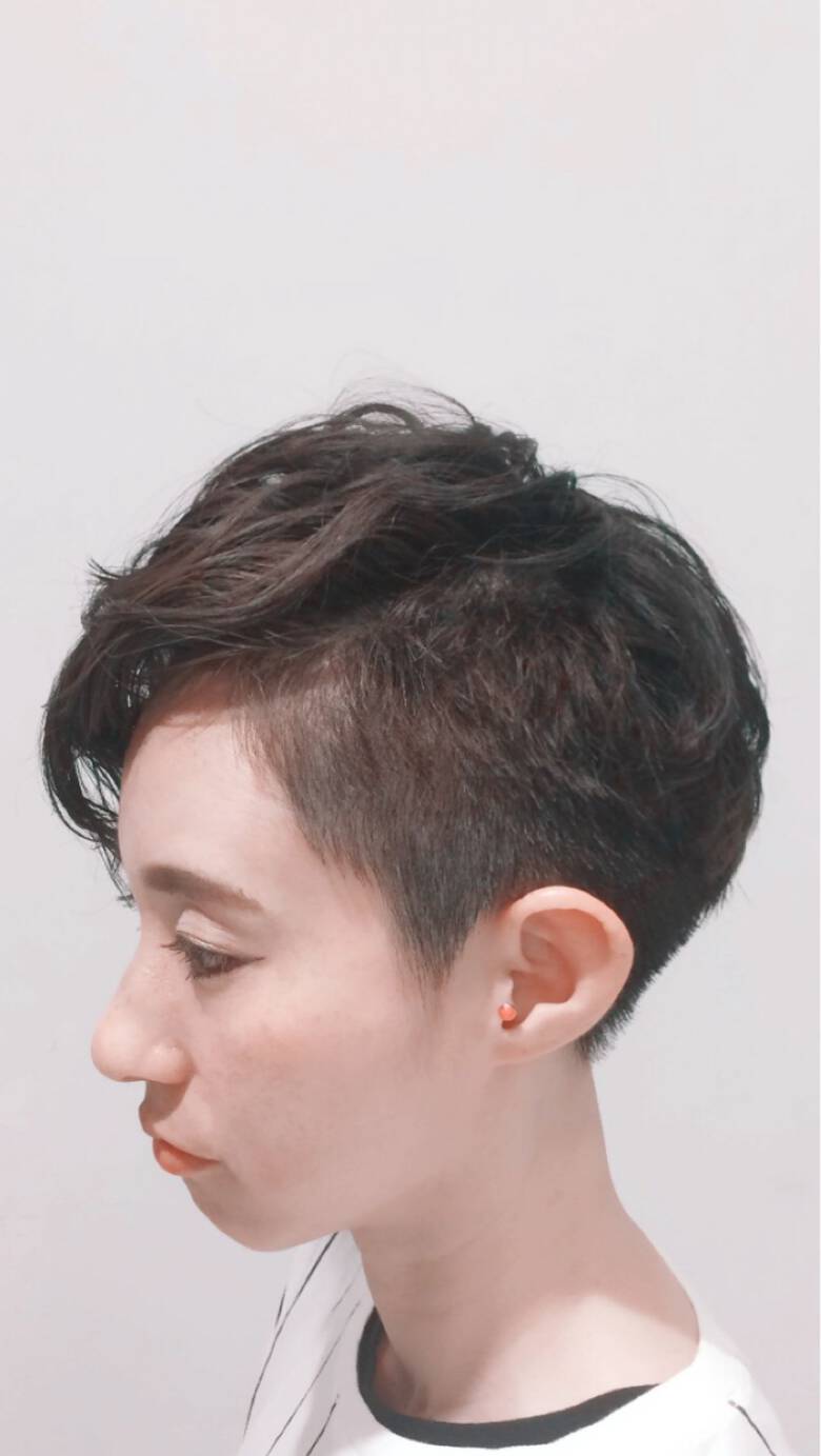 ショート 刈り上げ ストリート 外国人風 Rumina Rumina 高田ゆみこ Hair