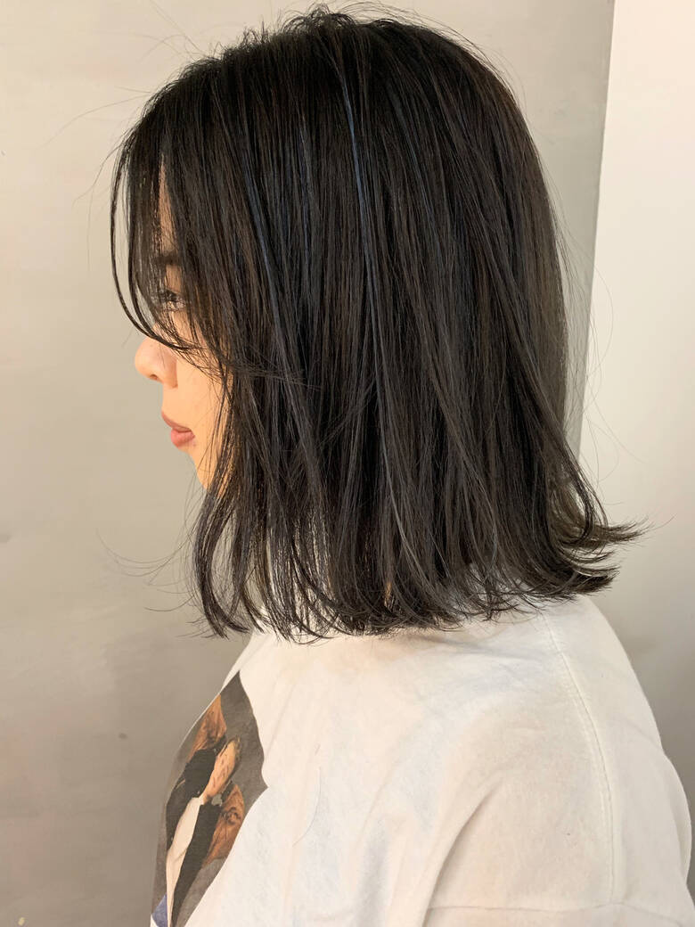 ハイライト ラベンダーアッシュ ブルージュ ボブ Hair Morning Morning Miya 1031miya Hair